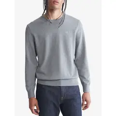 CALVIN KLEIN - Saco Manga Larga Con Logo Gris