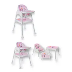BEBESUNITA - Silla de comer comedor Escritorio 3 en 1 REF 108