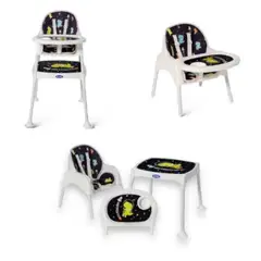BEBESUNITA - Silla de comer comedor Escritorio 3 en 1 REF 108