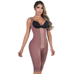 FAJAS LADY - Faja moldeadora pescadora ref. Pamela 2 Cocoa / XL.