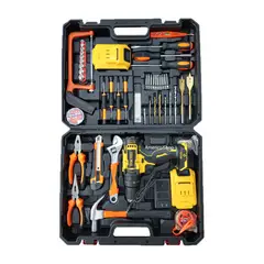 AMERICO SHOP - Taladro Inalambrico Percutor 24V Voltios 3 / 8 Pro Kit Herramientas