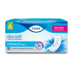 TENA - Toallas Mujer Medium X 10 Unidades