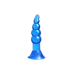 GENERICO - Plug anal silicona Acostumbrador Azul Noah