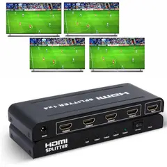 GENERICO - Splitter Hdmi 1 X 4 Alta Definición 1920x108p/3d /4k