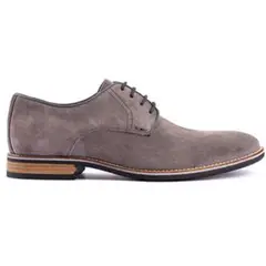 OVERSTATE - Zapatos Formales Cuero Gamuza para Hombre CA-4479AOV.11 Gris