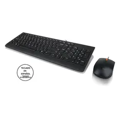 LENOVO - Combo Teclado Y Mouse 300 Cable Usb Español Original