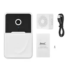 GENERICO - Timbre Wifi Con Cámara Inalámbrico Con Parlante Y Micrófono