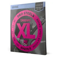 DADDARIO - SET DE 5 CUERDAS PARA BAJO D´ADDARIO CALIBRE 45/130