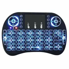 GENERICO - Mini Teclado Inalámbrico Portátil Retroiluminado Backlit