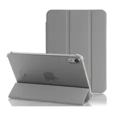 GENERICO - Estuche Protector Magnetico Tipo Smart Case Para Ipad Mini 6 y Ipad Mini 7 (A17 Pro) - Gris