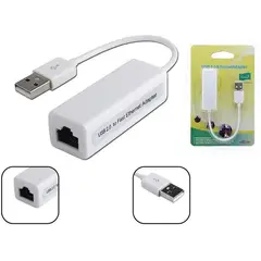 GENERICO - Adaptador USB 2.0 a Rj45 LAN Ethernet 10/100 Mbps Computador MST-1046G-8