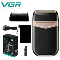 VGR - Afeitadora Maquina Afeitar Inalámbrica Barbera Rasuradora V-331