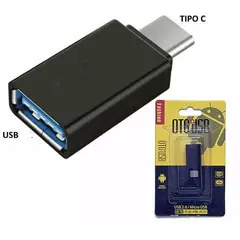 GENERICO - Adaptador Convertidor Usb 2.0 Hembra Otg A USB Tipo C Macho