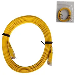 GENERICO - Cable Ethernet Plano Cat 5e Utp 1. 5 Metros para Redes