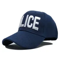 VELBROS - Gorra Beisbol Police Fbi Swat Golf Tactica Cachucha Policia - Azul oscuro
