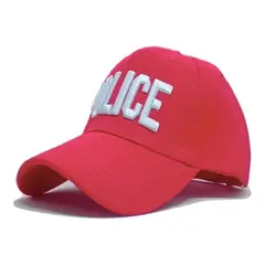 VELBROS - Gorra Beisbol Police Fbi Swat Golf Tactica Cachucha Policia - Rojo
