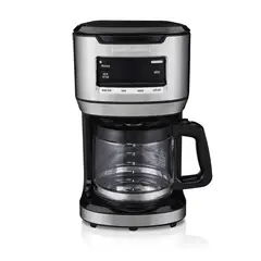 HAMILTON BEACH - Cafetera de Llenado Frontal Programable 46392 - Negro