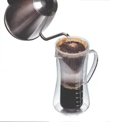HAMILTON BEACH - Cafetera para Verter 0.5 L 40406 - Transparente