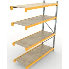 GENERICO - Modulo adicional estantería Metálica 60cmx200cmx150cm
