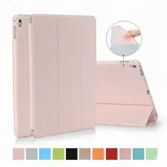 GENERICO - Estuche Protector Tipo Smart Cover Magnético Para Ipad 9.7 5a y 6a Generación - Rosado