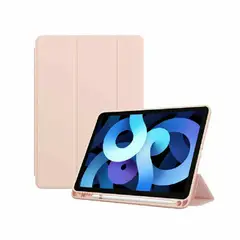 GENERICO - Estuche Protector Smart Cover Magnetico Para Ipad Mini 6 y Mini 7 A17 Pro - Rosado