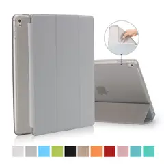 GENERICO - Estuche Protector Tipo Smart Cover Magnetico Para Ipad Mini 1 2 3 4 5 - Gris