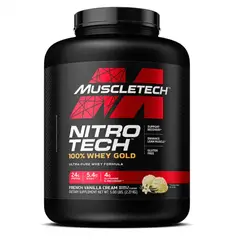 MUSCLETECH - Nitro Tech Whey Gold 5 Libras French Vanilla Cream
