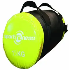SPORT FITNESS - Bolsa de poder 15 kg sportfitness (negro/amarillo)