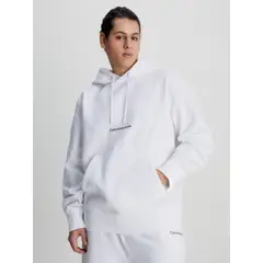 CALVIN KLEIN - Sudadera Con Capucha Y Logo Hombre Blanco Hombre Blanco