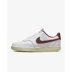 NIKE - TENIS MUJER COURT VISION LOW BLANCO ROJO DH3158-106