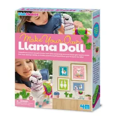 4M - Kit De Arte Haz Tu Propio Muñeco Llama Manualidades Niñas