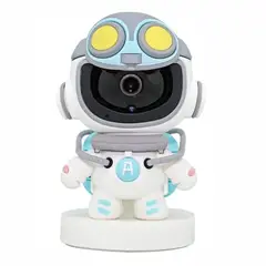 TECNOHOGAR JS - Camara De Seguridad Wifi 5g Astronauta 360° Vision Nocturna