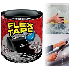 VARIOUS - Cinta pega todo anti fugas flex tape 1.5 mts multiusos