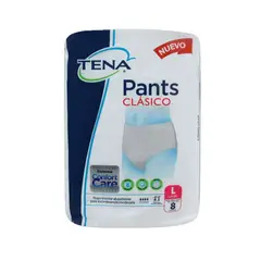 TENA - Pañal Para Adulto Pants Large X 8 Unidades