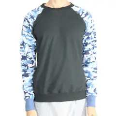 ARANZAZU - Sweatshirt Combinado Camuflado Manga Ranglan..