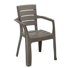 RIMAX - Silla Baru Con Brazos Apariencia Madera Mocca