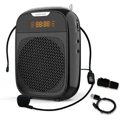 GENERICO - Megáfono Amplificador de Voz Parlante Bluetooth con Micrófono Diadema