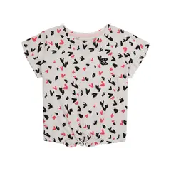 CALVIN KLEIN - Camiseta Para Niña Manga Corta Blanco