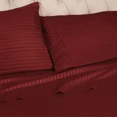 EKONOMODO COLOMBIA - Sabanas Hoteleras Luxury Rojo 300 Hilos Queen (1,60X1,90)