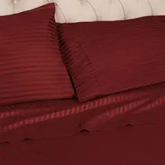EKONOMODO COLOMBIA - Sabanas Hoteleras Luxury rojo 300 Hilos Doble (1,40x1,90)