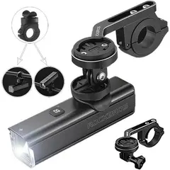 ROCKBROS - Luz rhl-1000 lumen ciclismo soporte gps camara