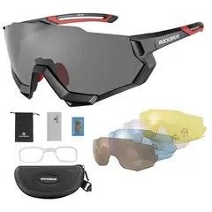 ROCKBROS - Gafas polarizadas 10131 5 lentes ciclismo