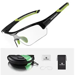 ROCKBROS - Gafas fotocromáticas para ciclismo 10113 - verde