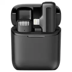 GENERICO - Micrófono Solapa Semi-profesional Celular Conector Lightning Estuche