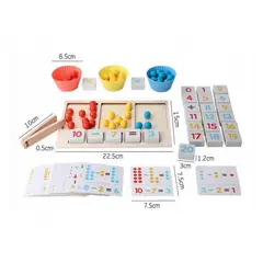 GENERICO - Juego didactico logica matematica - multicolor