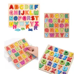 GENERICO - Juguete didactico tabla encajar abc y numeros - multicolor