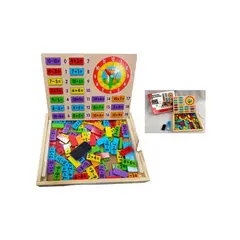 GENERICO - Juguete didactico tablero matematico y de tiza - multicolor