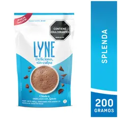 LYNE - Chocolate endulzado con Splenda x 200 gr