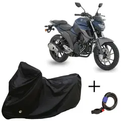 GENERICO - Pijama Carpa Moto Fz16 Fazer Fz2 Fz25 Argollas + Candado Sdc