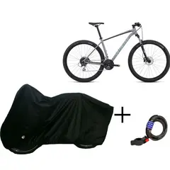GENERICO - Pijama Carpa Bicicleta Impermeable Argollas + Candado Sdc